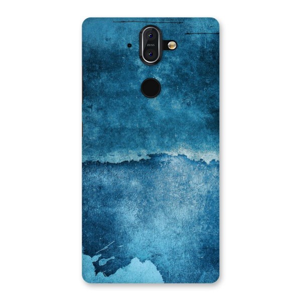 Blue Paint Wall Back Case for Nokia 8 Sirocco