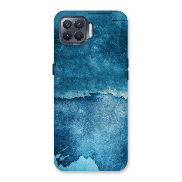 Blue Paint Wall Back Case for Oppo F17 Pro