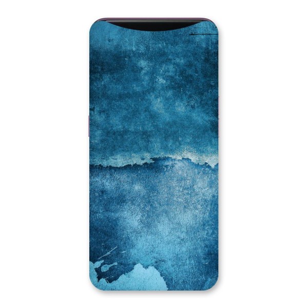 Blue Paint Wall Back Case for Oppo Find X