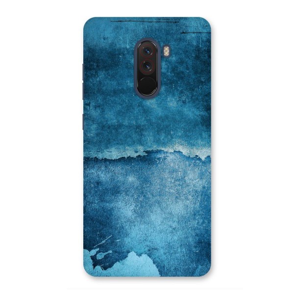 Blue Paint Wall Back Case for Poco F1