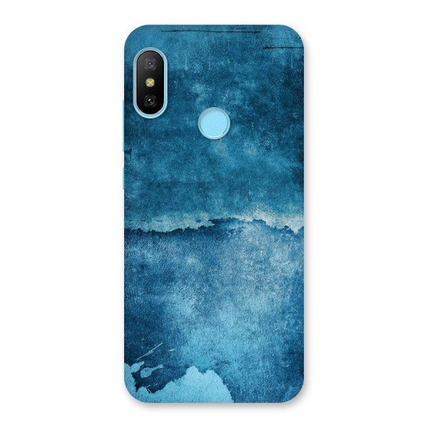 Blue Paint Wall Back Case for Redmi 6 Pro