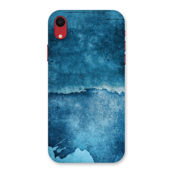 Blue Paint Wall Back Case for iPhone XR