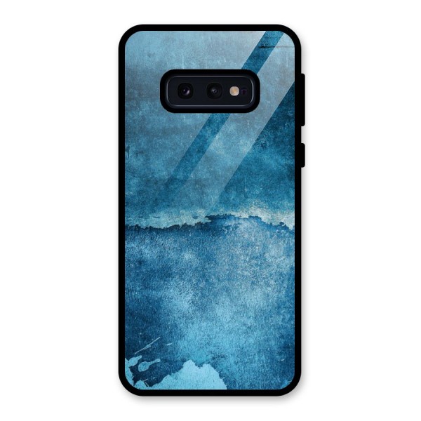 Blue Paint Wall Glass Back Case for Galaxy S10e