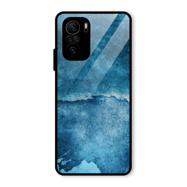 Blue Paint Wall Glass Back Case for Mi 11x