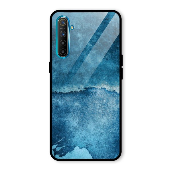 Blue Paint Wall Glass Back Case for Realme XT