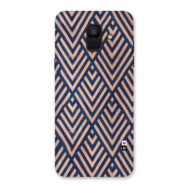 Blue Peach Back Case for Galaxy A6 (2018)