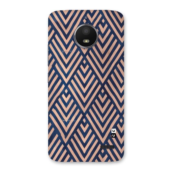 Blue Peach Back Case for Moto E4