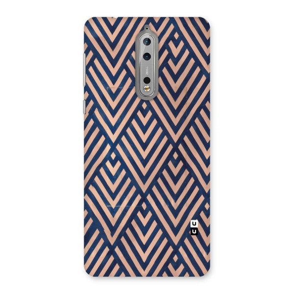 Blue Peach Back Case for Nokia 8