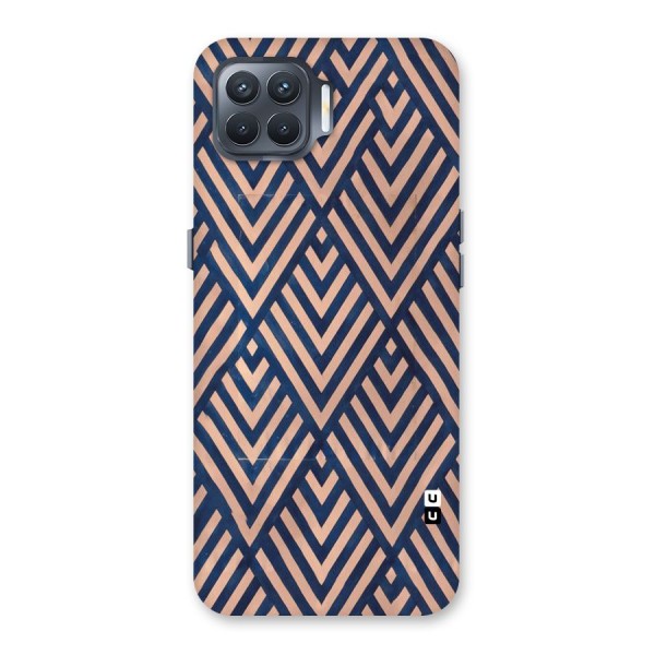 Blue Peach Back Case for Oppo F17 Pro