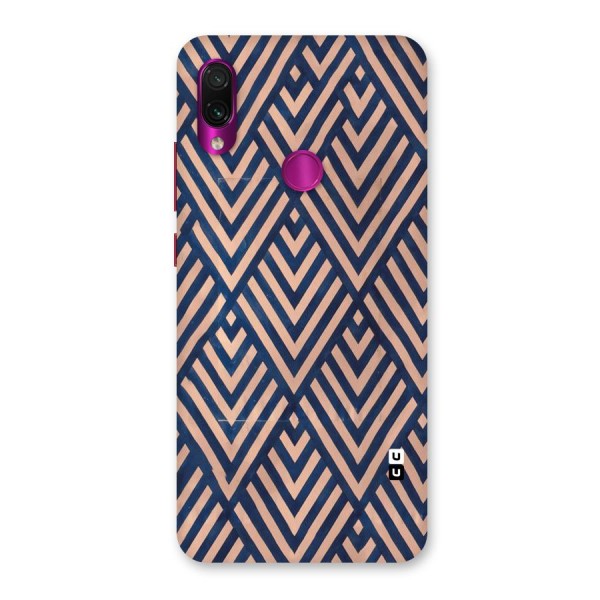 Blue Peach Back Case for Redmi Note 7 Pro