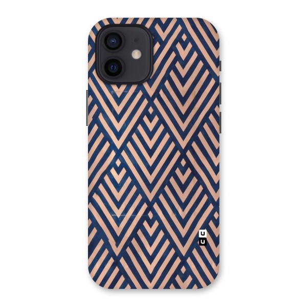 Blue Peach Back Case for iPhone 12