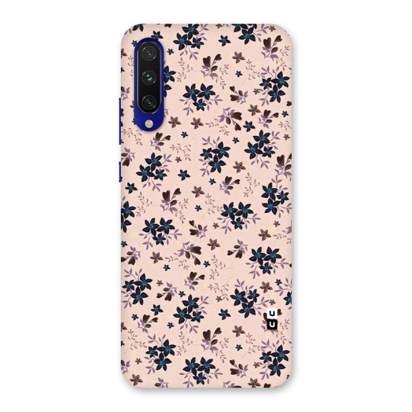 Blue Peach Floral Back Case for Mi A3