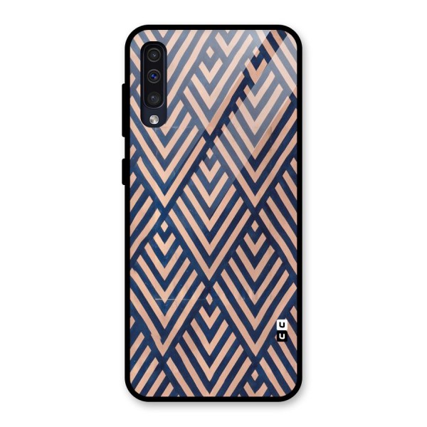 Blue Peach Glass Back Case for Galaxy A50s