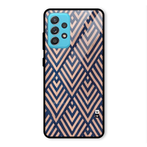 Blue Peach Glass Back Case for Galaxy A52s 5G