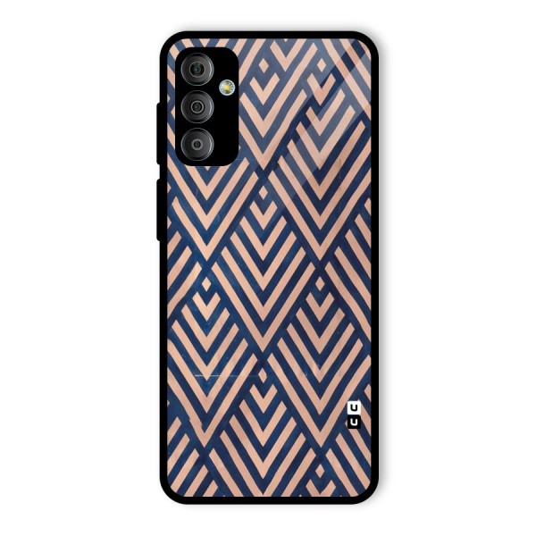 Blue Peach Glass Back Case for Galaxy F23