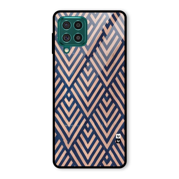 Blue Peach Glass Back Case for Galaxy F62