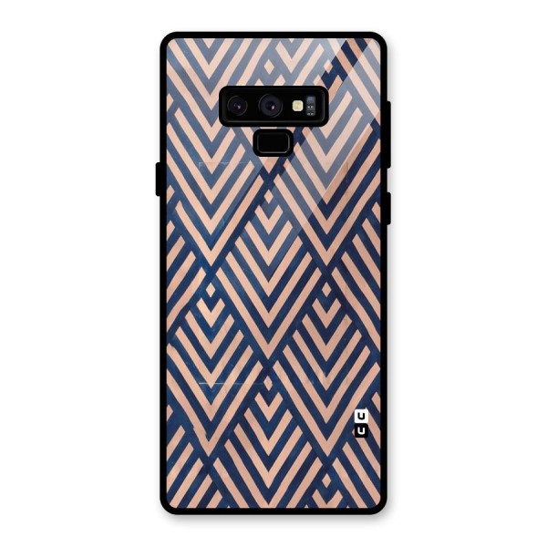 Blue Peach Glass Back Case for Galaxy Note 9