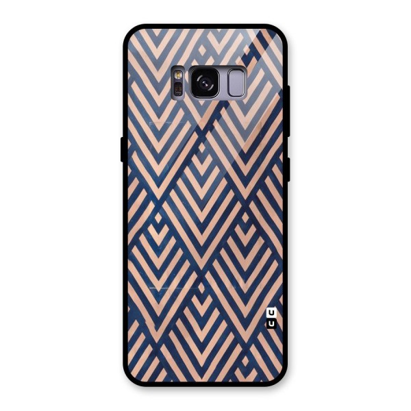 Blue Peach Glass Back Case for Galaxy S8