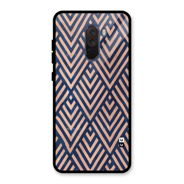 Blue Peach Glass Back Case for Poco F1