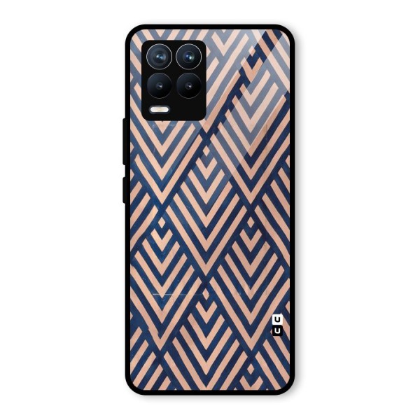 Blue Peach Glass Back Case for Realme 8 Pro