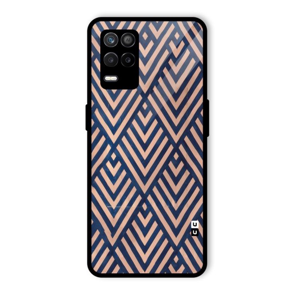 Blue Peach Glass Back Case for Realme 9 5G