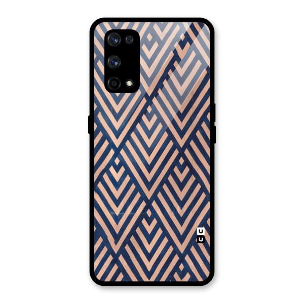 Blue Peach Glass Back Case for Realme X7 Pro