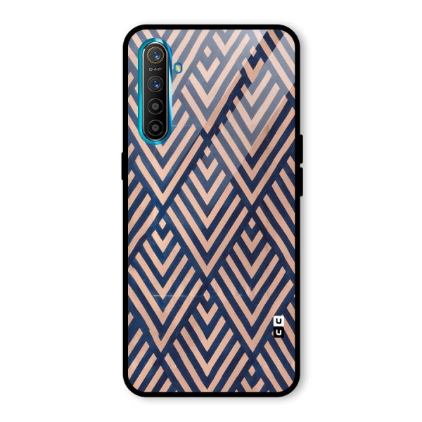 Blue Peach Glass Back Case for Realme XT