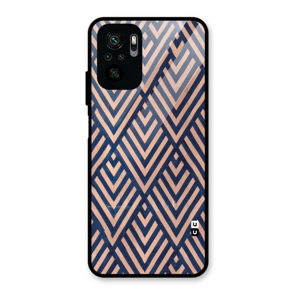 Blue Peach Glass Back Case for Redmi Note 10