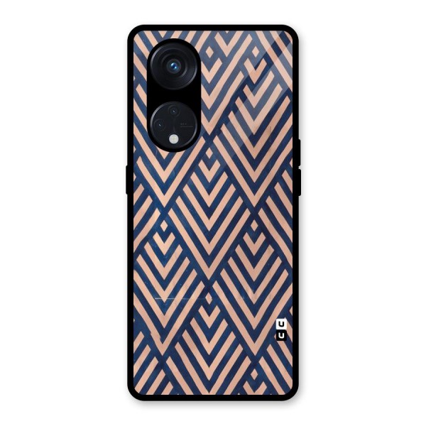 Blue Peach Glass Back Case for Reno8 T 5G