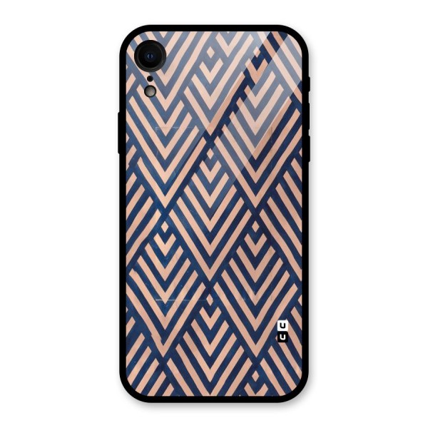 Blue Peach Glass Back Case for XR