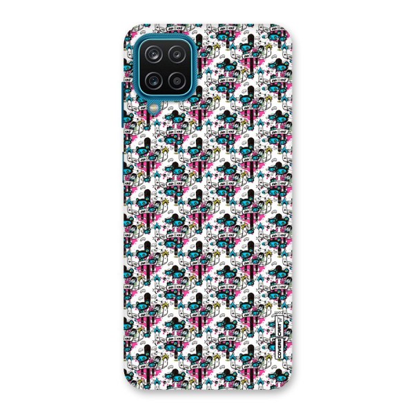 Blue Pink Pattern Back Case for Galaxy F12