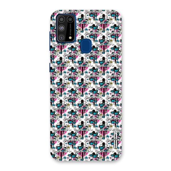 Blue Pink Pattern Back Case for Galaxy F41