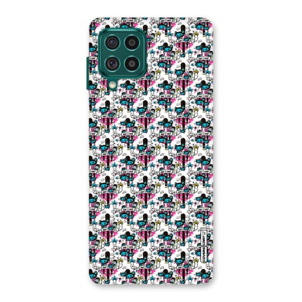 Blue Pink Pattern Back Case for Galaxy F62