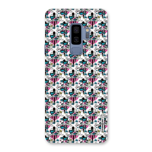 Blue Pink Pattern Back Case for Galaxy S9 Plus