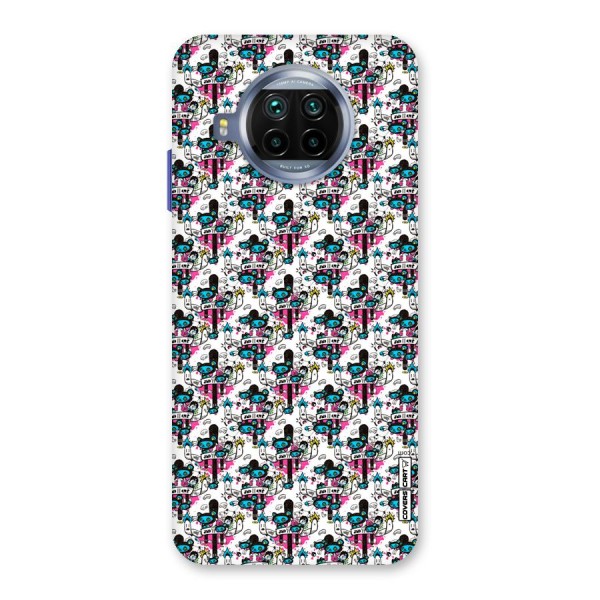 Blue Pink Pattern Back Case for Mi 10i