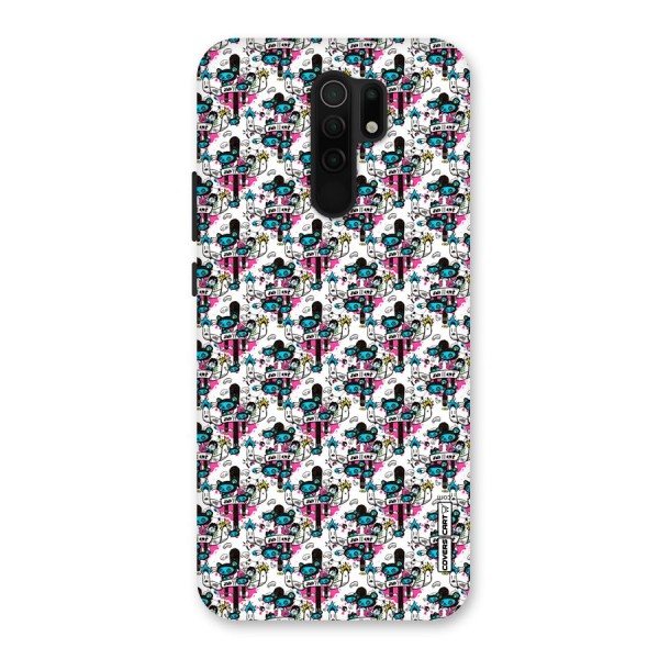 Blue Pink Pattern Back Case for Poco M2