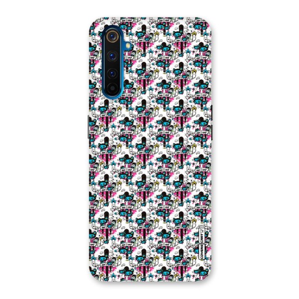 Blue Pink Pattern Back Case for Realme 6 Pro