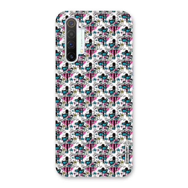 Blue Pink Pattern Back Case for Realme X3 SuperZoom