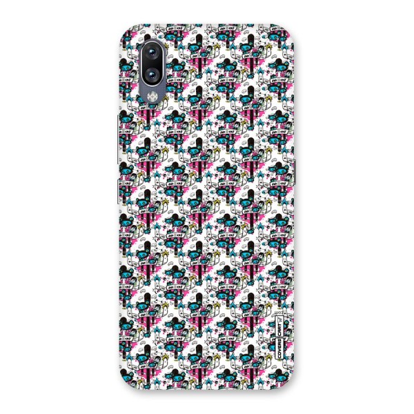 Blue Pink Pattern Back Case for Vivo NEX