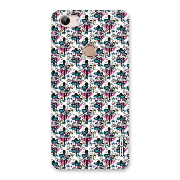 Blue Pink Pattern Back Case for Vivo Y83