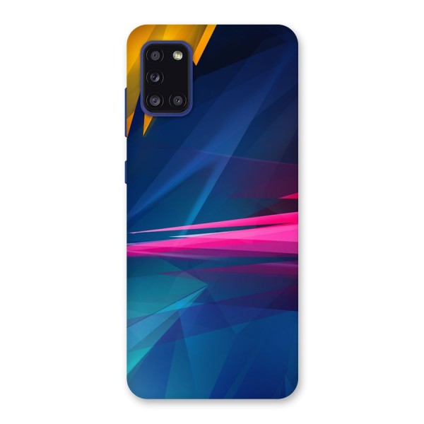 Blue Red Abstract Back Case for Galaxy A31