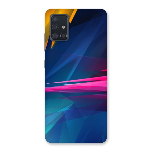 Blue Red Abstract Back Case for Galaxy A51