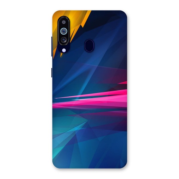 Blue Red Abstract Back Case for Galaxy A60