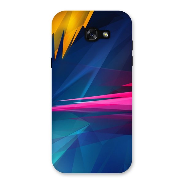 Blue Red Abstract Back Case for Galaxy A7 (2017)