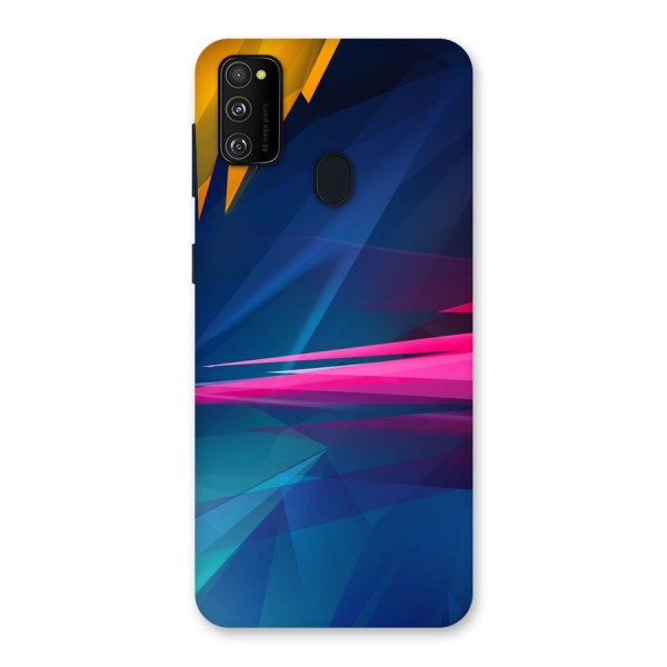 Blue Red Abstract Back Case for Galaxy M21