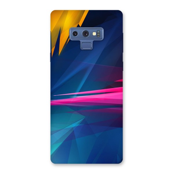 Blue Red Abstract Back Case for Galaxy Note 9