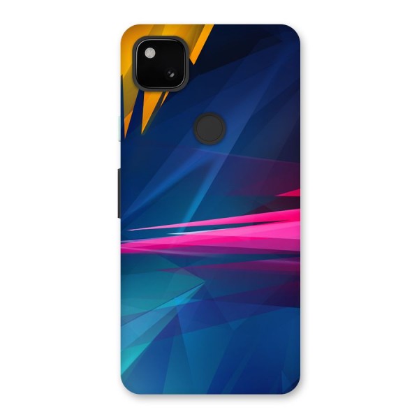 Blue Red Abstract Back Case for Google Pixel 4a