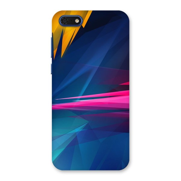 Blue Red Abstract Back Case for Honor 7s