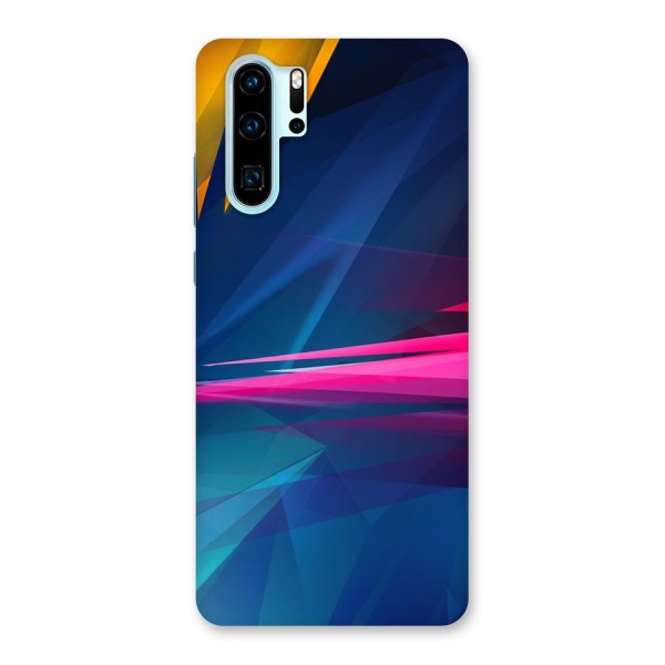 Blue Red Abstract Back Case for Huawei P30 Pro