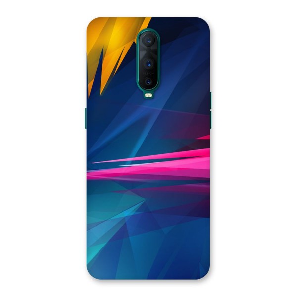 Blue Red Abstract Back Case for Oppo R17 Pro